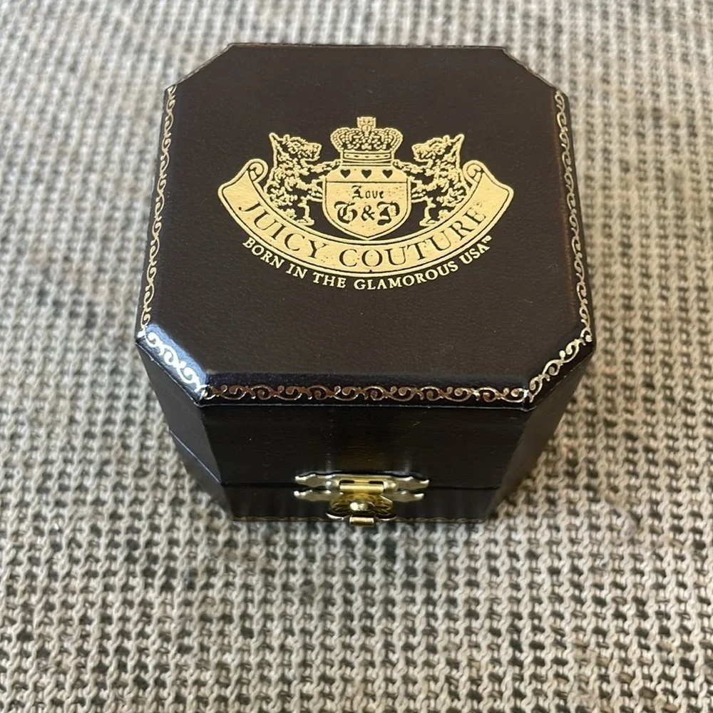 JUICY COUTURE Gold and Black Ice Cream Charm